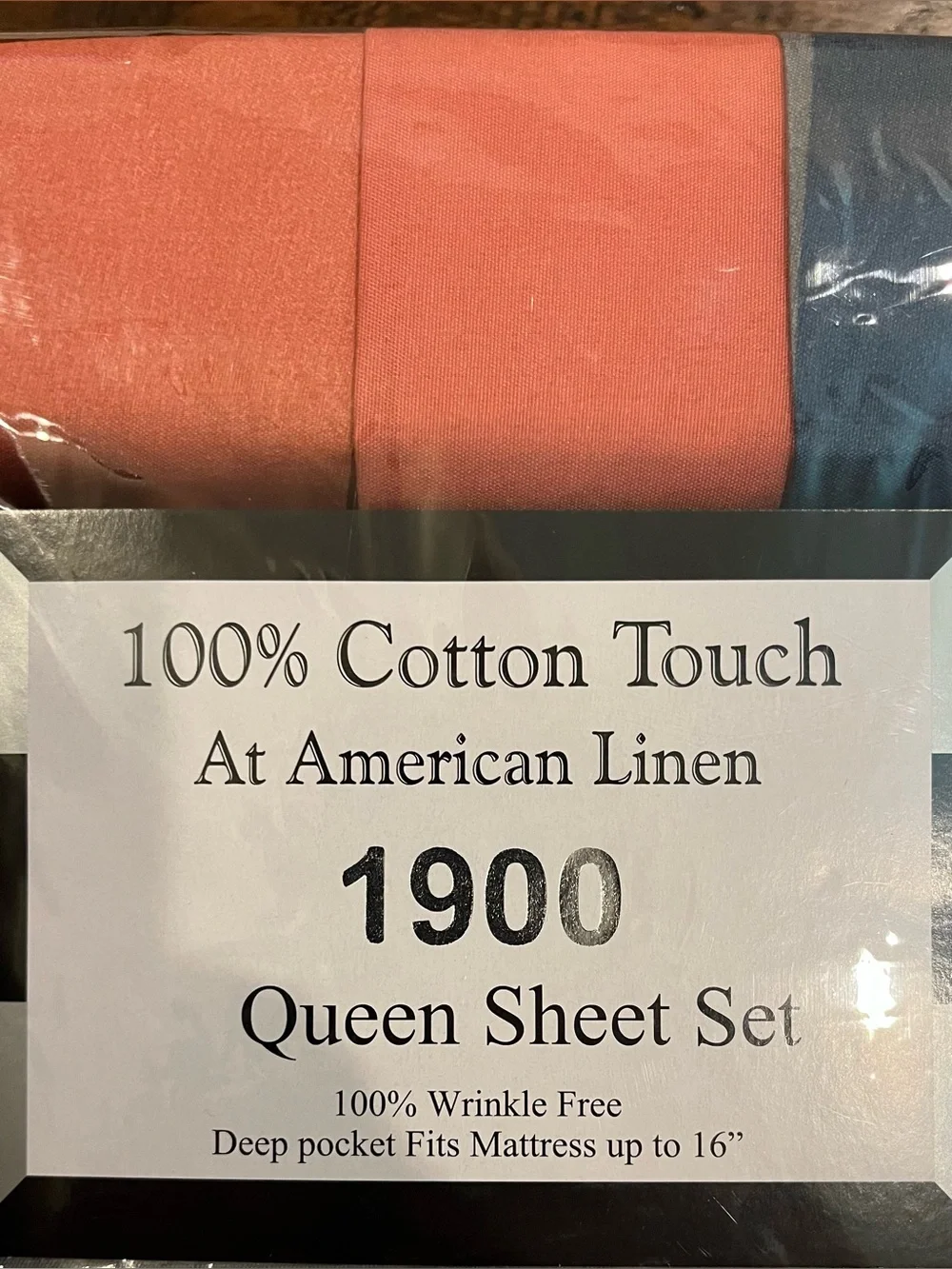 NEW Touch At American Linen 6 Piece Queen Sheet Set 1900 Thread Count Cotton